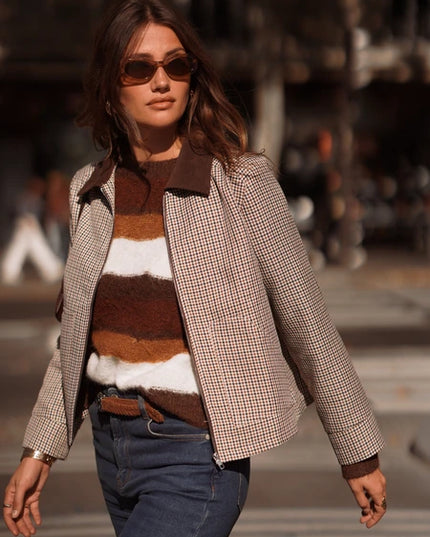 Mollie Multicolored Stripe Sweater