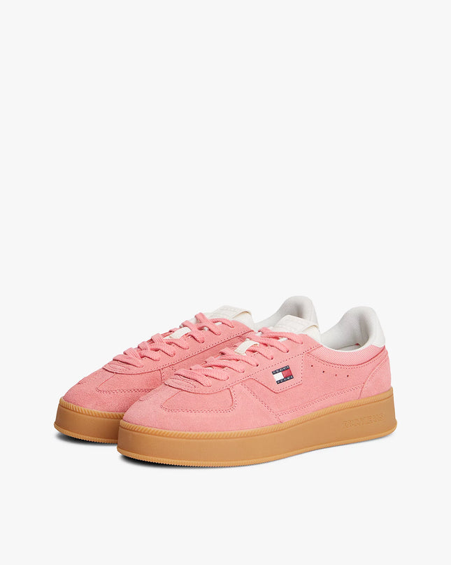 The Greenwich Suede Chunky Trainers - Enchanted Pink