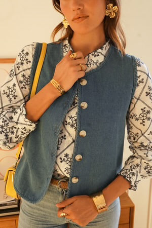 Juliette Denim Gilet