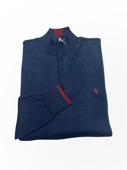 TP052K 1/4 Zip - Navy