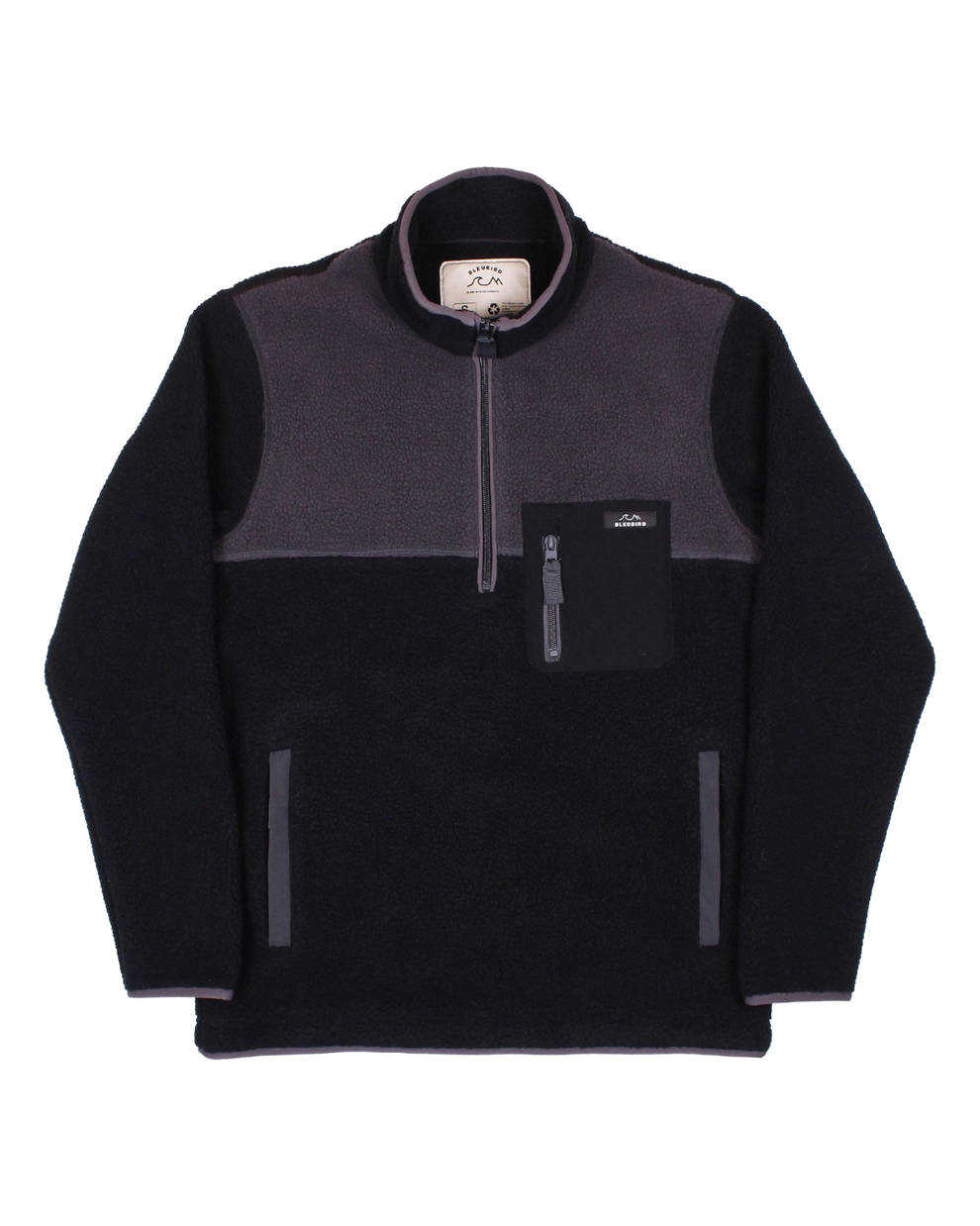 Polar Full Zip Fleece - Charcoal