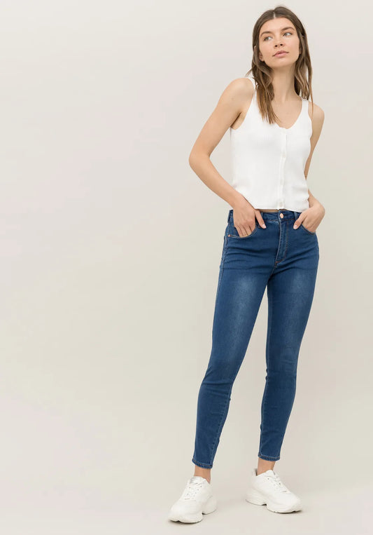 TIFFOSI PUSH-UP SKINNY HIGH WAIST JEANS