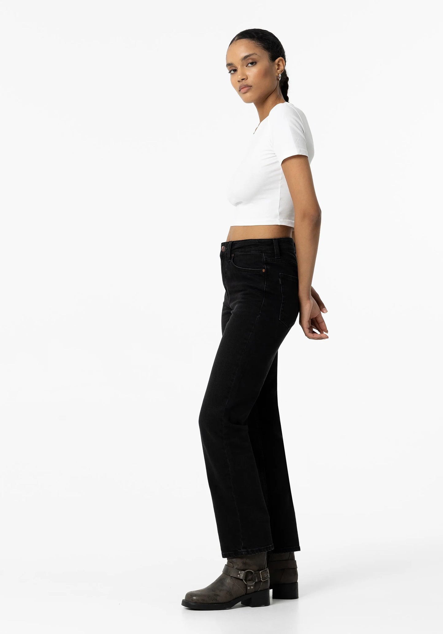 Tiffosi Straight Fit Amy Jeans - Black