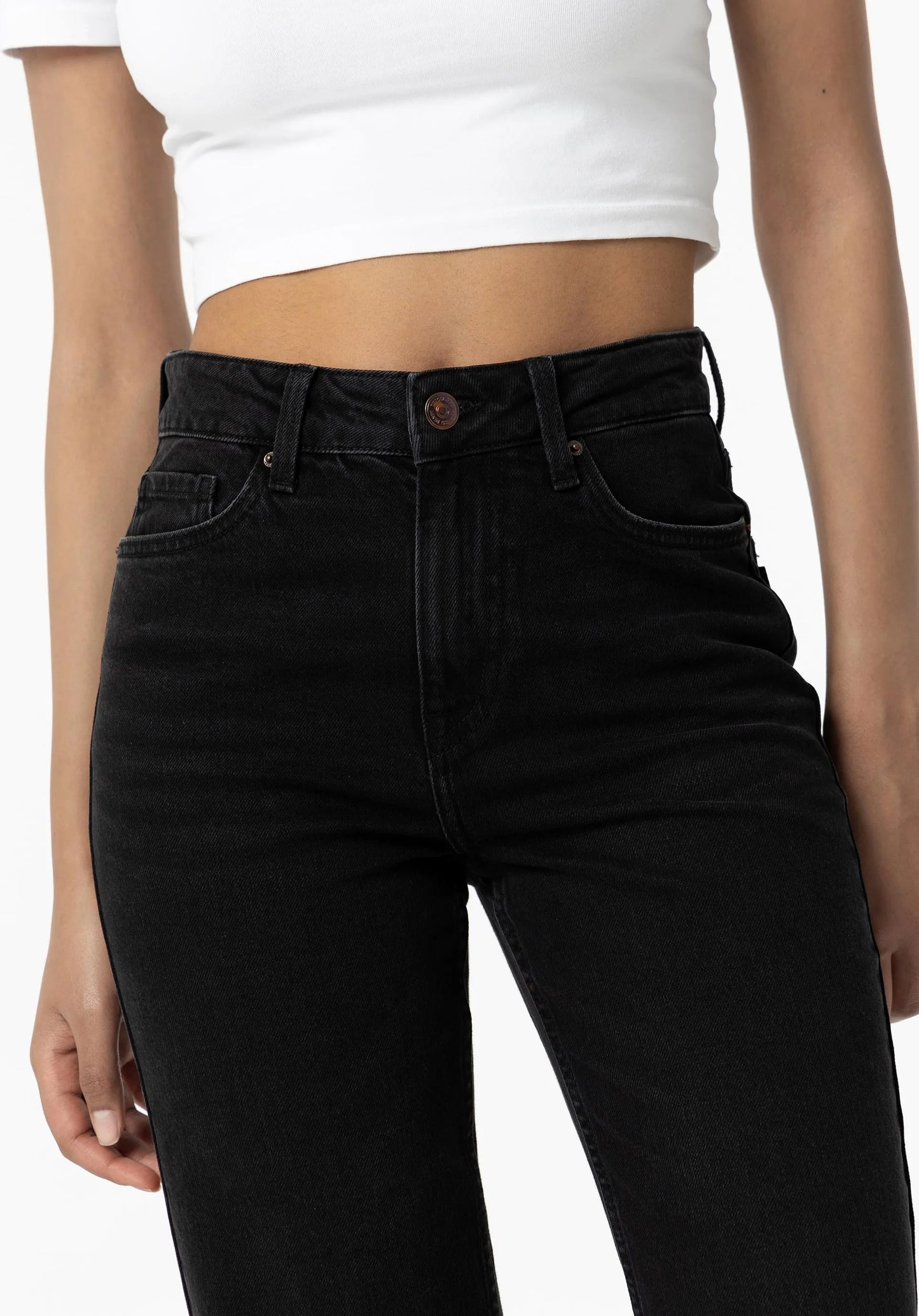 Tiffosi Straight Fit Amy Jeans - Black