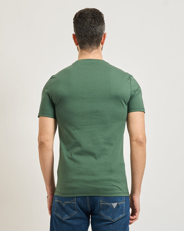 Guess Small Logo T-Shirt in Khaki