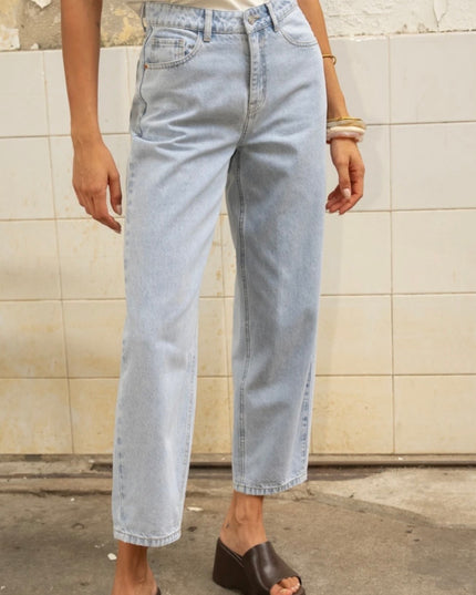 Bony Barrel Leg Jean - Light Denim