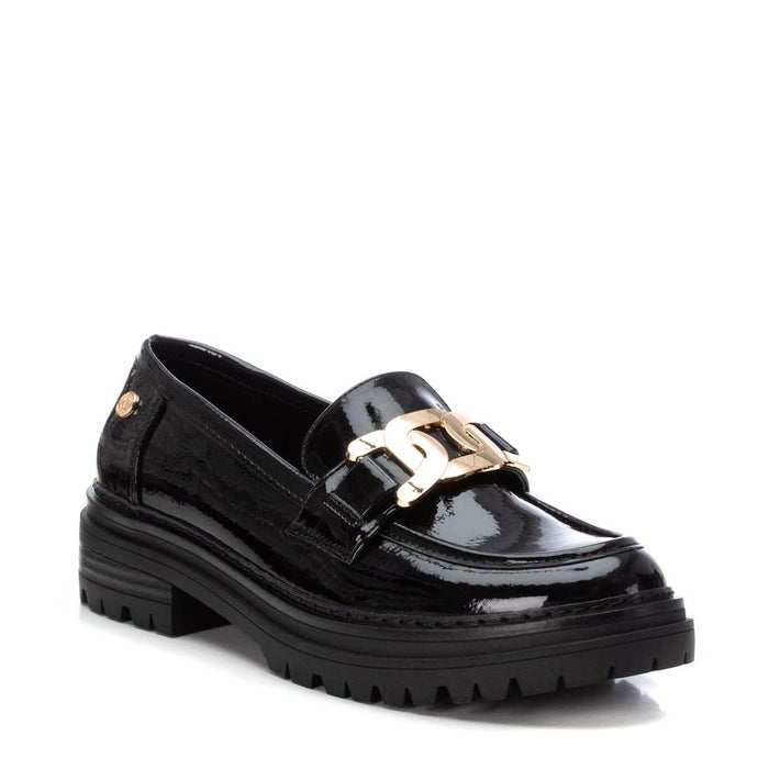 XTI - Patent Buckle Loafer - Black