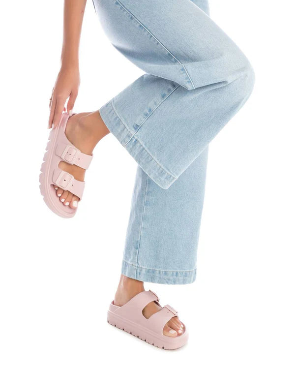 XTI Double Strap Slider - S.C Nude