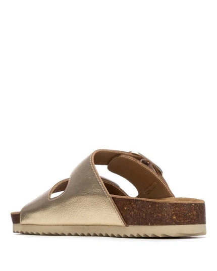 XTI 145068 Soft Cork Sandal - Rose Gold