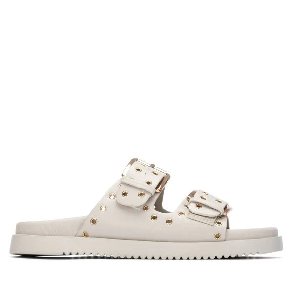 XTI 145083 Stud Buckle Sandal - Cloud