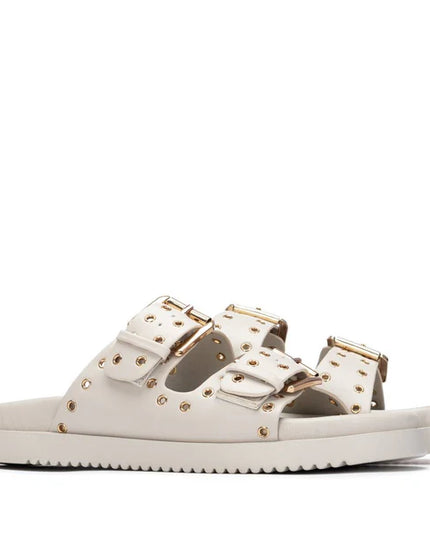 XTI 145083 Stud Buckle Sandal - Cloud