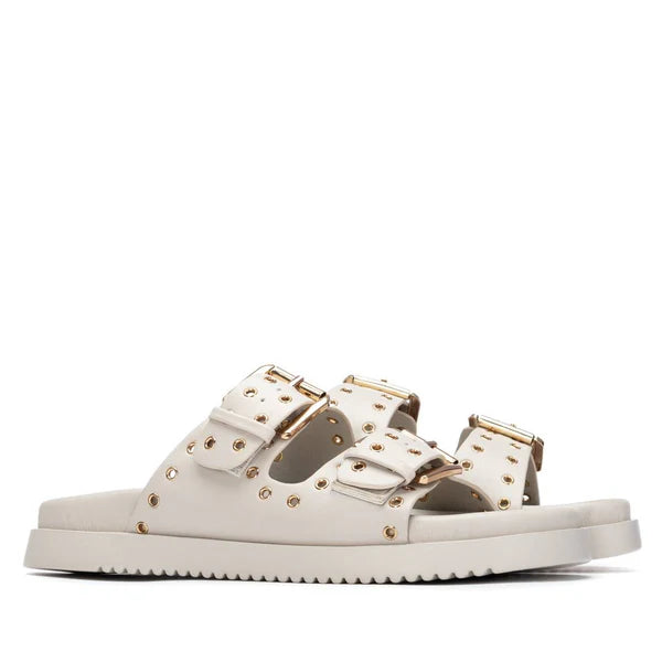 XTI 145083 Stud Buckle Sandal - Cloud