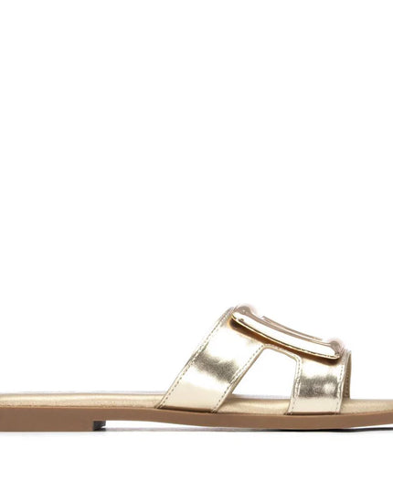 XTI 145487 Mule Sandal - Gold