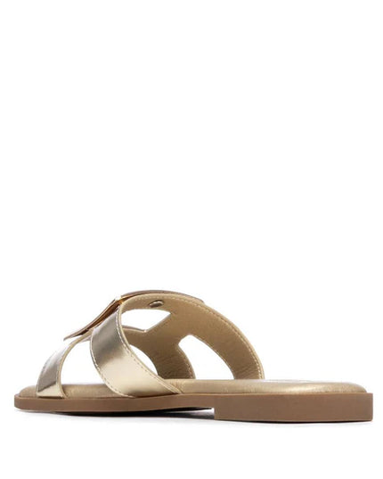 XTI 145487 Mule Sandal - Gold