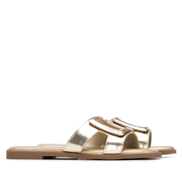 XTI 145487 Mule Sandal - Gold