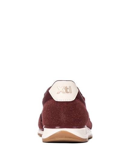 XTI Ladies Low Sneaker - Oxblood