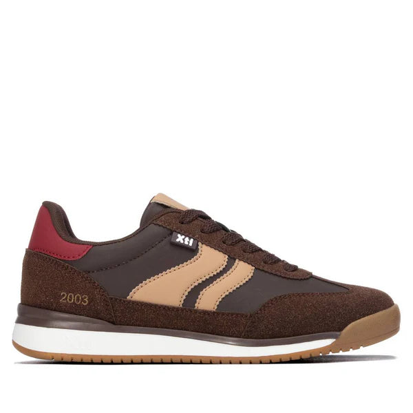 XTI - 146398 Low Retro Sneaker - Brown