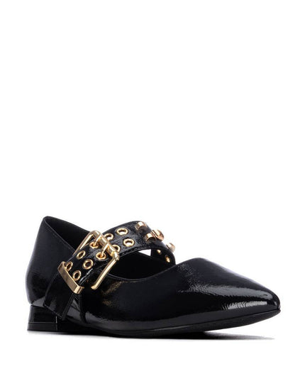 XTI Patent Ladies Pump - Black