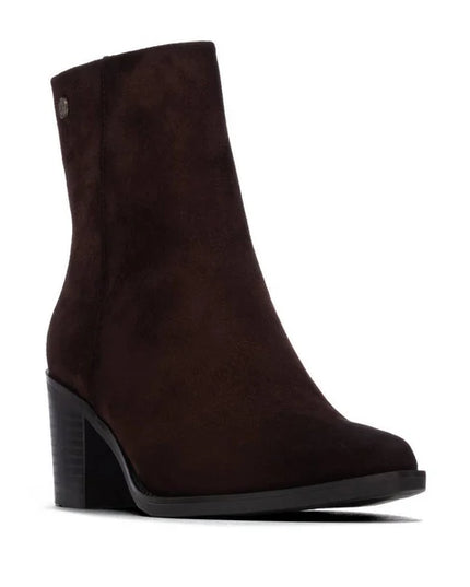 Ladies Ankle Boot - Brown Suede