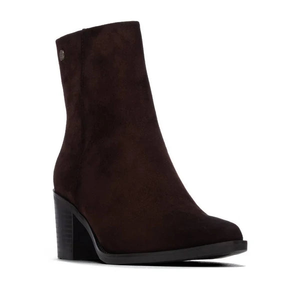 Ladies Ankle Boot - Brown Suede