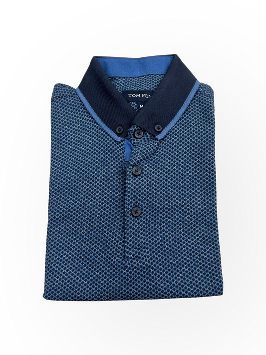 TPP942 Knit Polo - Navy Blue