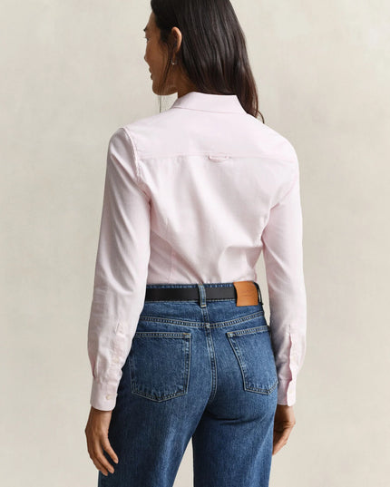 Stretch Oxford Shirt - Light Pink
