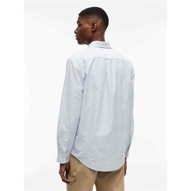 Tommy Jeans Reg Striped Shirt in Vibrant Blue Stripes