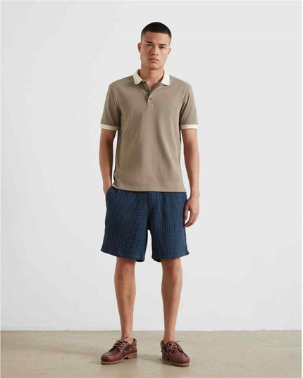 Farah Clement Textured Polo