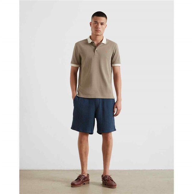 Farah Clement Textured Polo