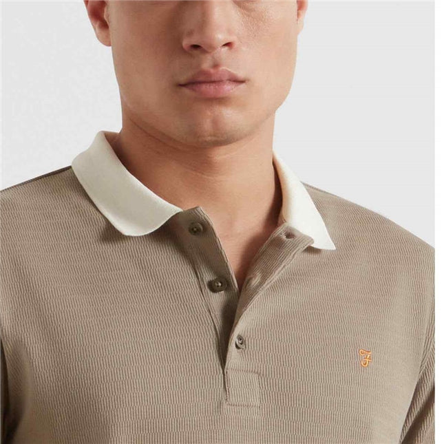 Farah Clement Textured Polo