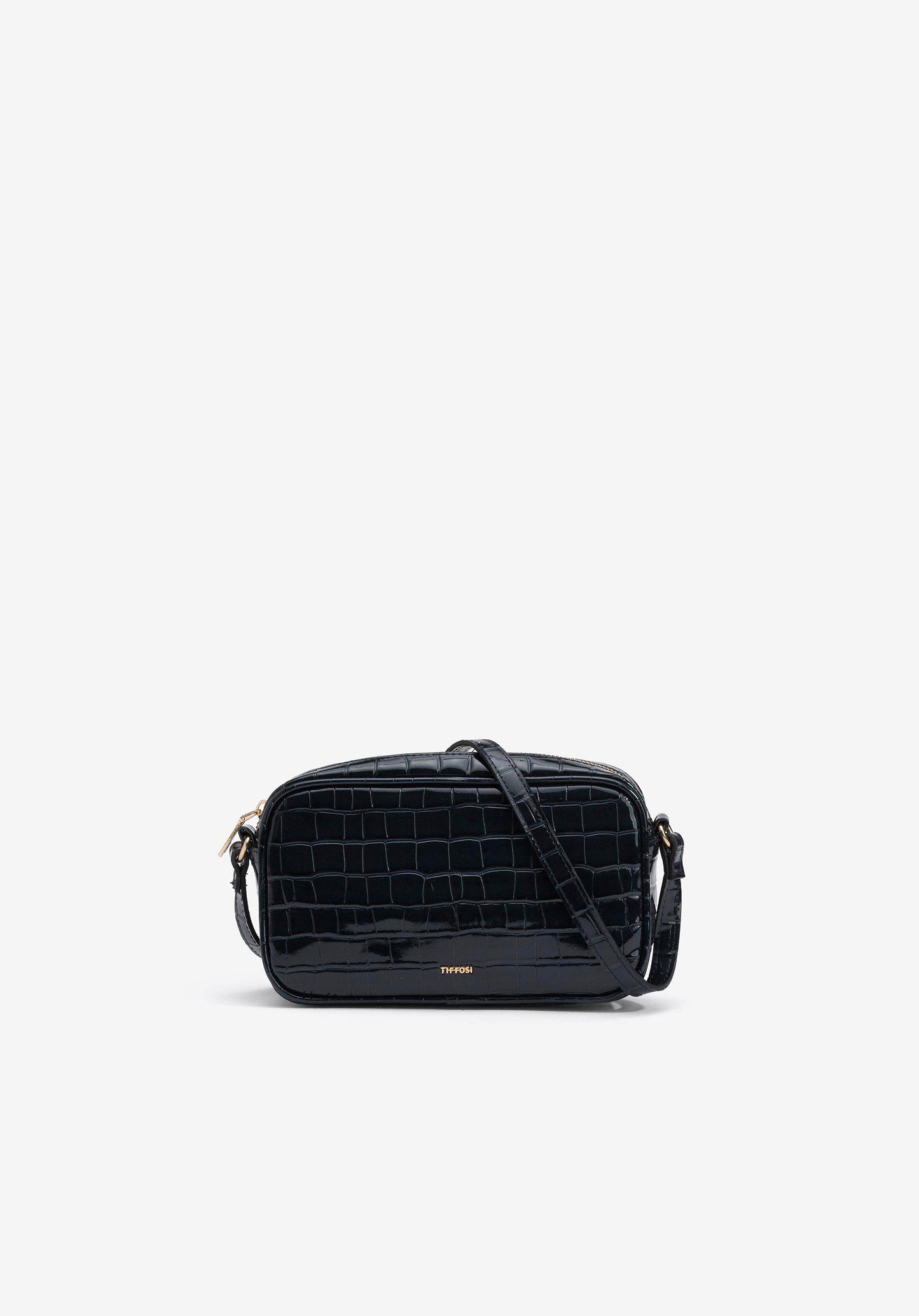 Tiffosi ' Caita' Faux Croc Bag - Dark Navy