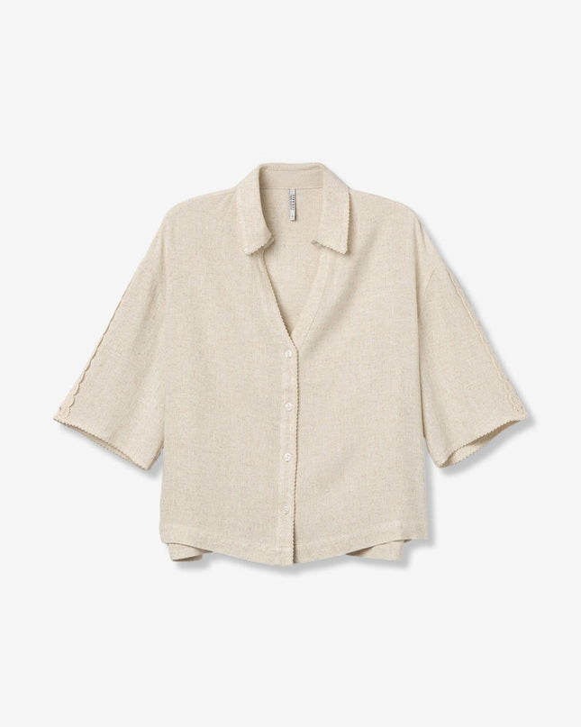 'Rustico' Top - Beige