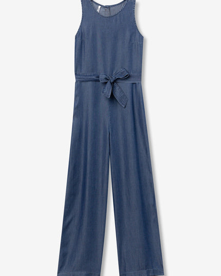 'Modesto' Denim Look Jumpsuit
