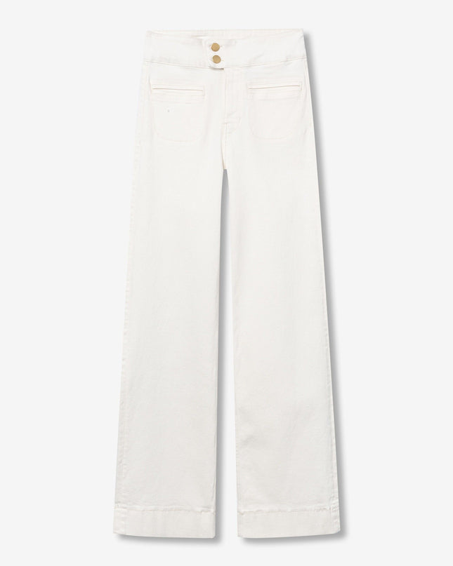 'Olivia' VB Wide Jean - White