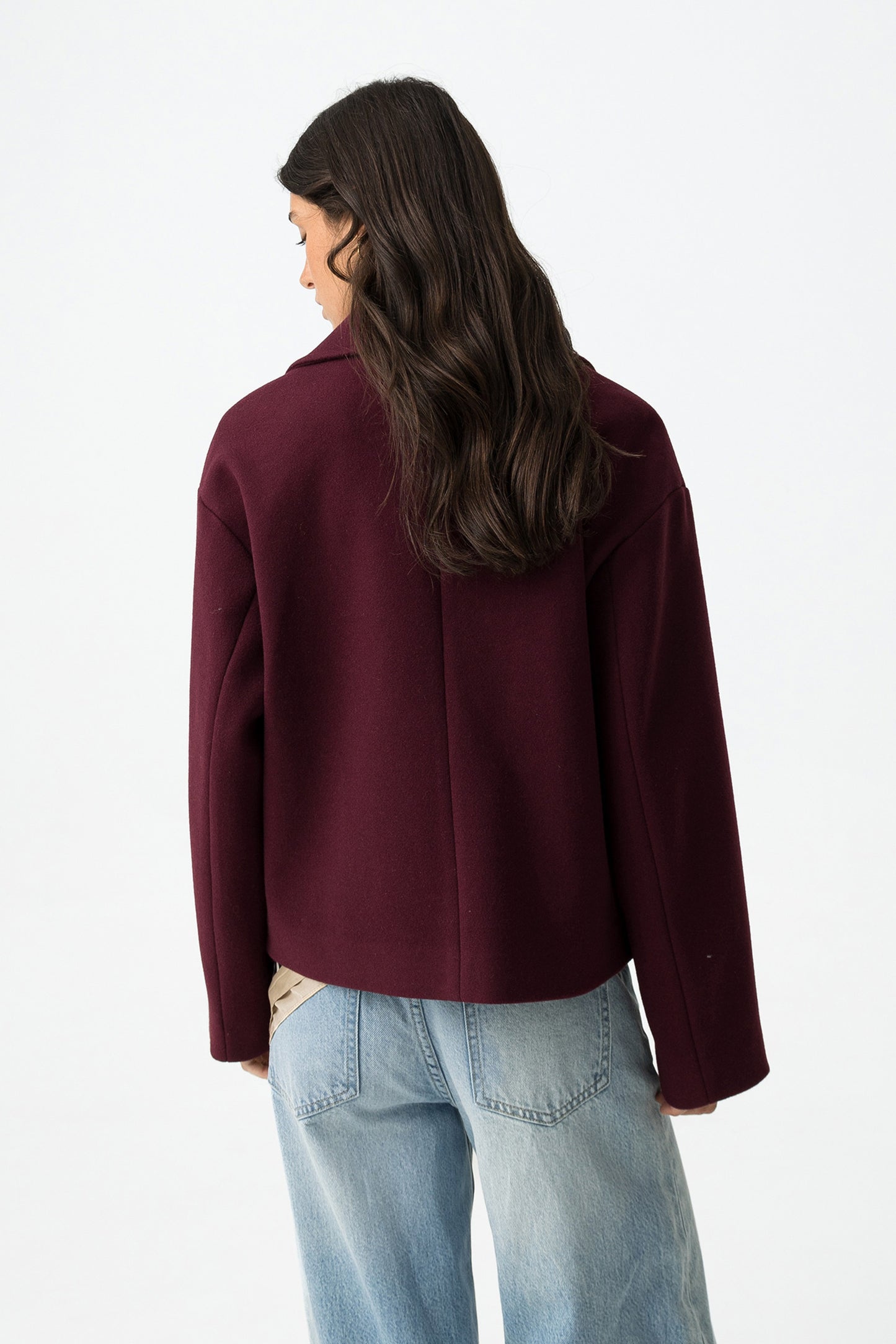 Relaxed Double Breasted Coat