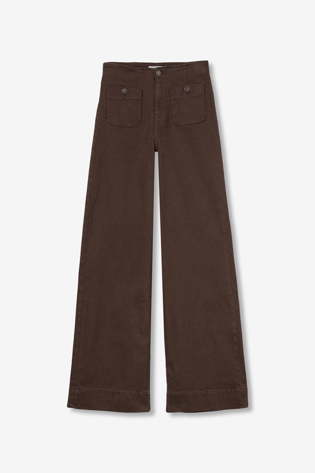 'Sarah' Straight Leg Jeans - Brown