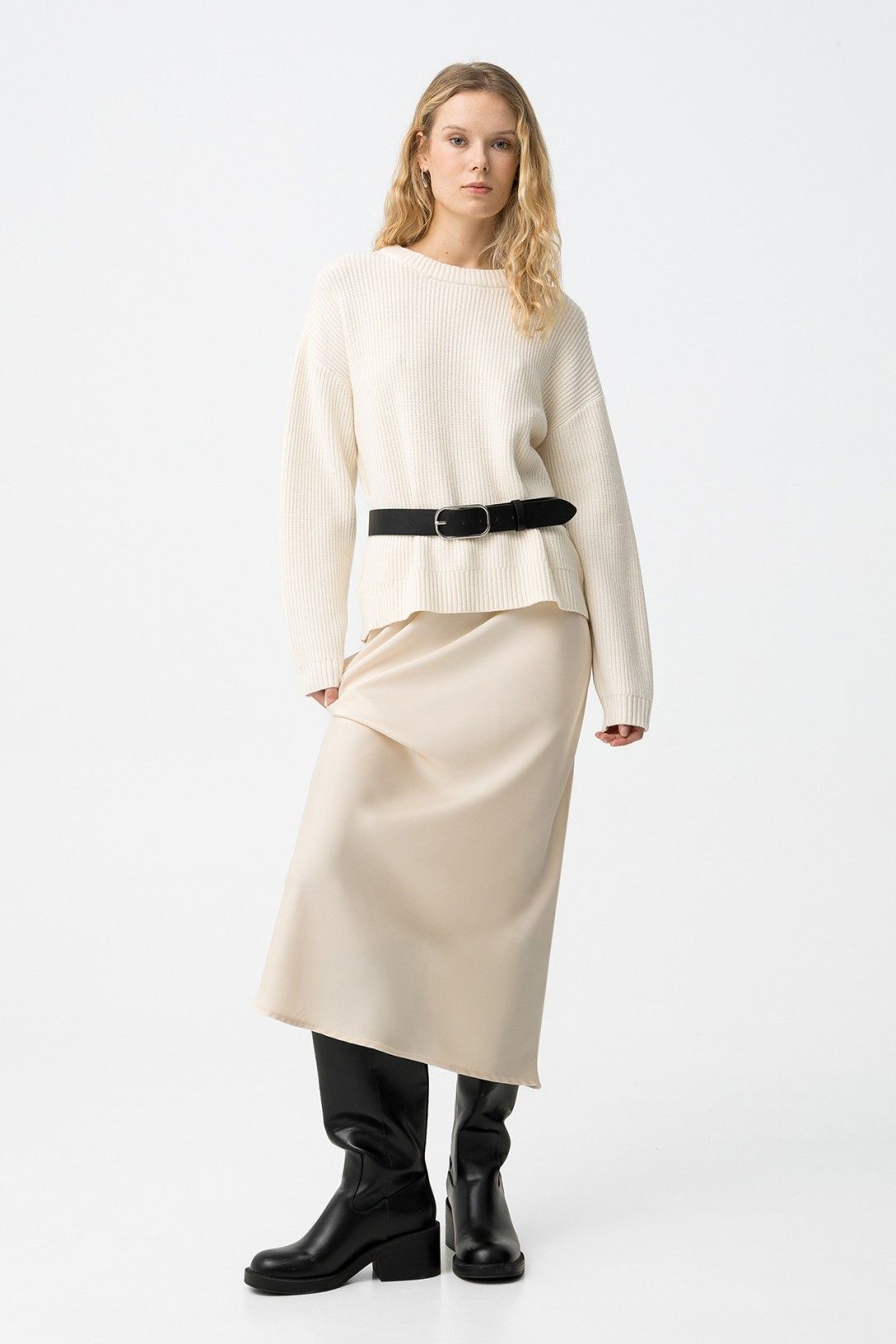 'Kansas' Skirt - Champagne