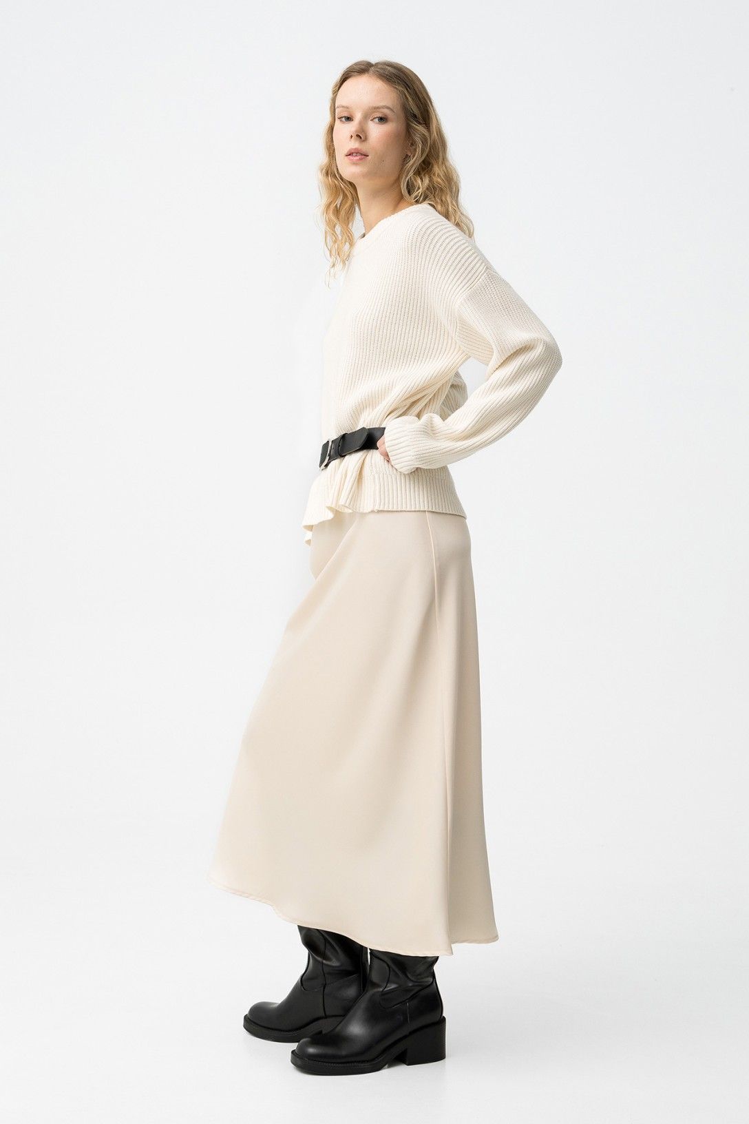 'Kansas' Skirt - Champagne