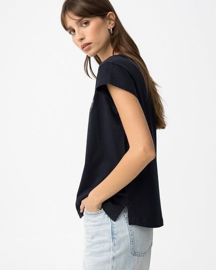 'Hillary' T-Shirt - Lyons Blue