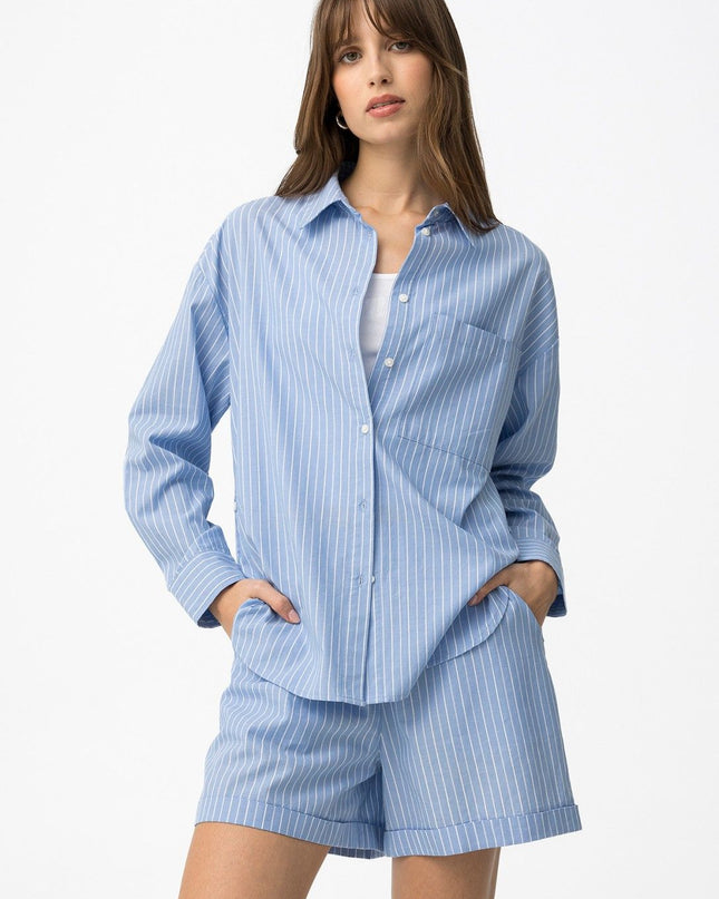 'Lecas' Shirt - Baby Blue