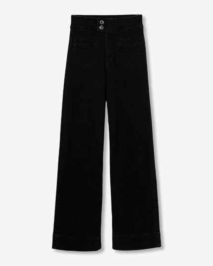 'Olivia' Pocket Jean - Midnight Denim