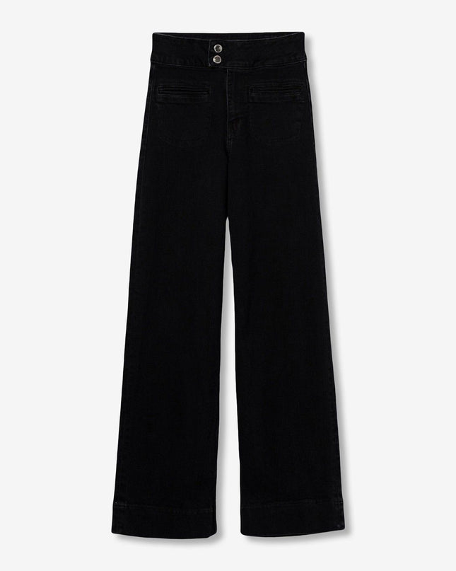 'Olivia' Pocket Jean - Midnight Denim