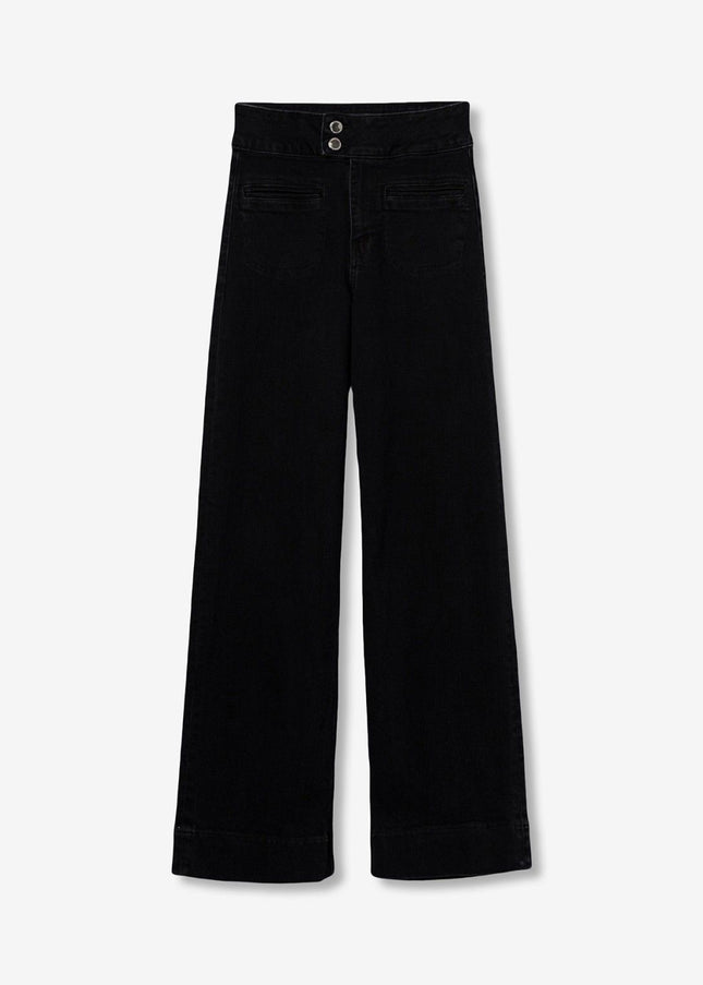 'Olivia' Pocket Jean - Midnight Denim