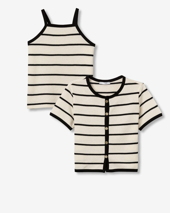 'Harlow' Cardigan Co-Ord - Birch