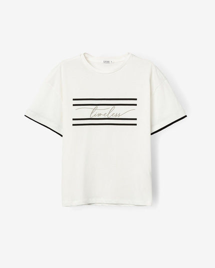 'Milos' T-Shirt - Star White