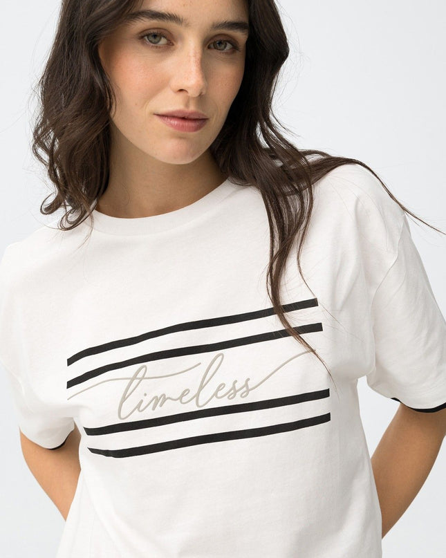 'Milos' T-Shirt - Star White