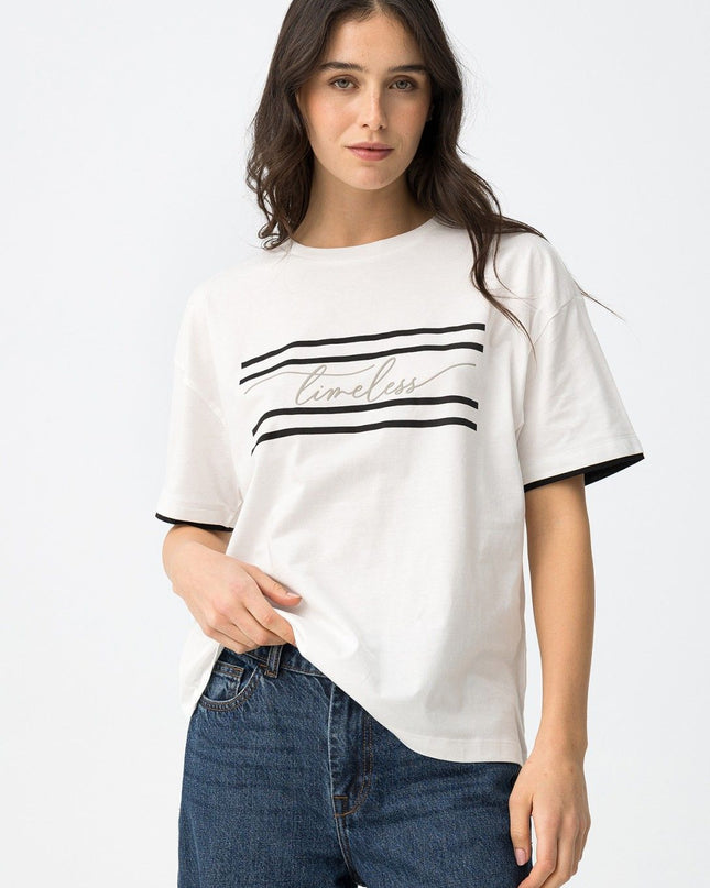 'Milos' T-Shirt - Star White