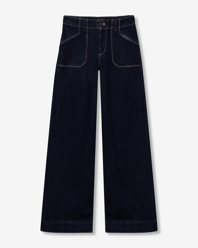 'Louise' Wide Leg Jean ' Dark Denim