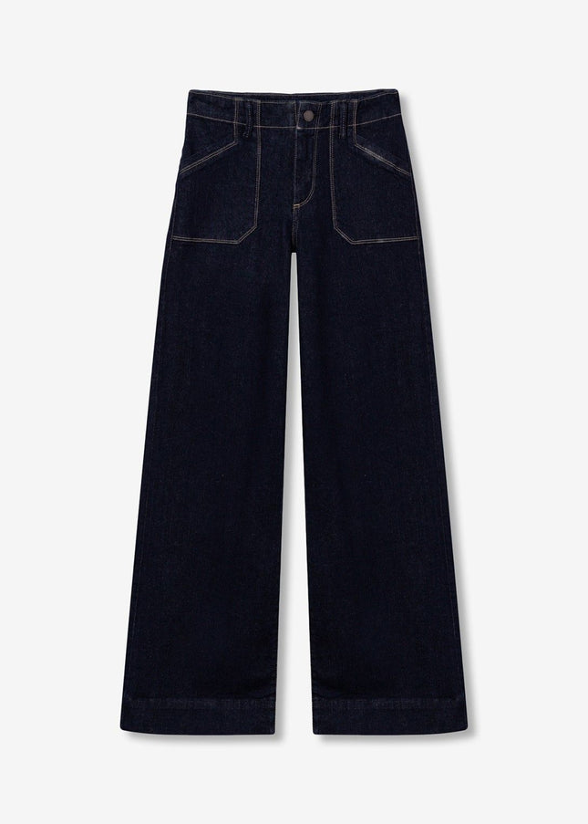 'Louise' Wide Leg Jean ' Dark Denim