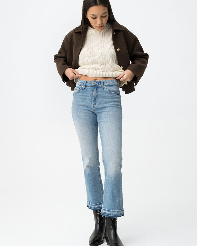 'Megan' Cropped Flare Jean